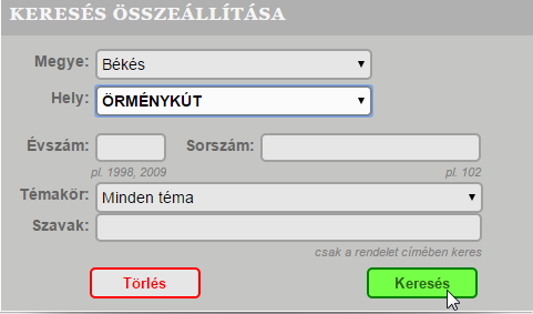Keserés összeállítása